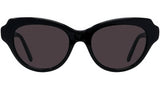 Slim Black Cat Eye Sunglasses
