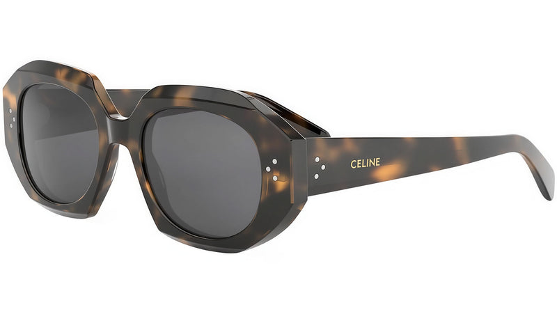 CELINE 3 Dots Tortoise Geometric Sunglasses