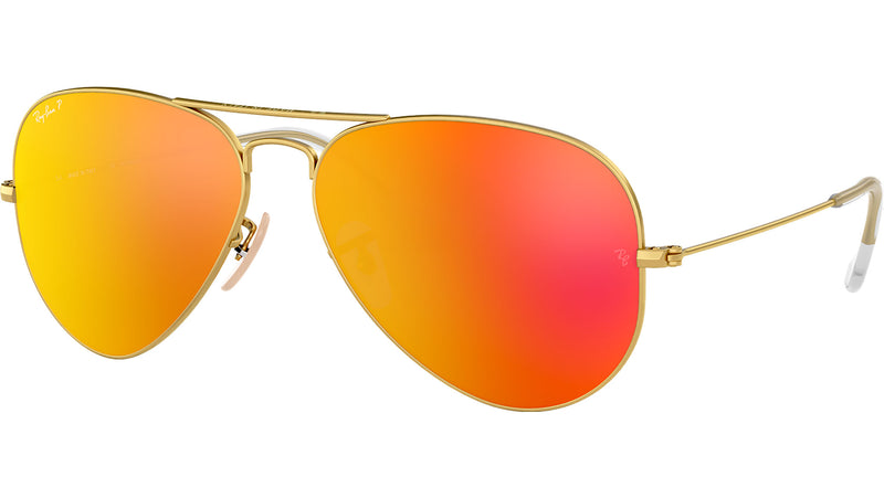 Aviator Flash Lenses RB3025 112/4D Gold Orange