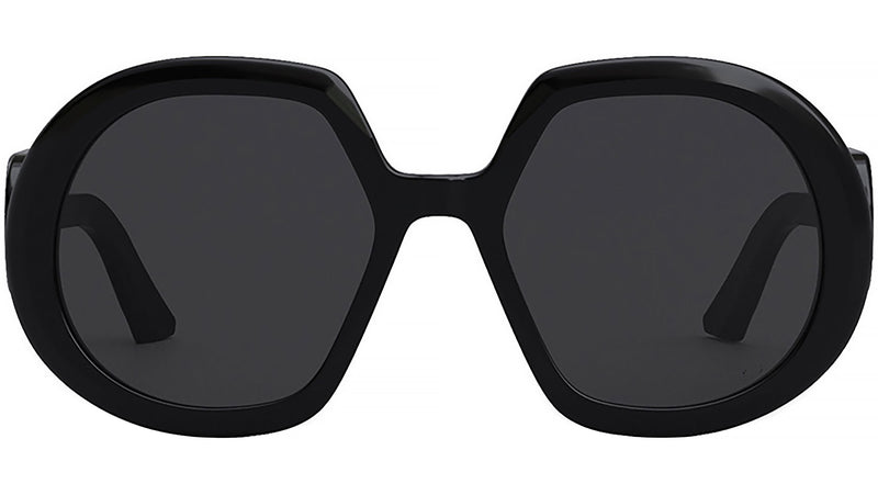 DiorBobby 1U Shiny Black Geometric Sunglasses