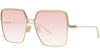 EverDior 1U Gold Squared Sunglasses