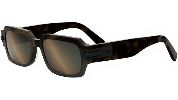 DiorBlackSuit 1I Coloured Havana Geometric Sunglasses