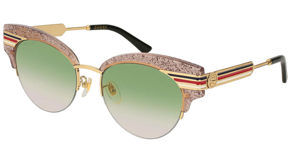 GG0283S gold nude and green