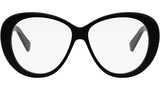 3 Dots Black Butterfly Eyeglasses