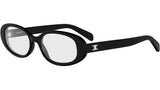 Triomphe Mini Black Oval Sunglasses