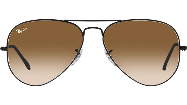 Aviator Gradient RB3025 002/51 Black Brown
