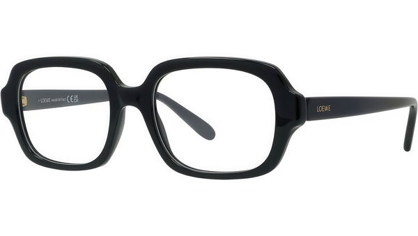 Slim Black Square Eyeglasses
