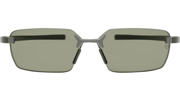 Flex Silver Rectangular Sunglasses