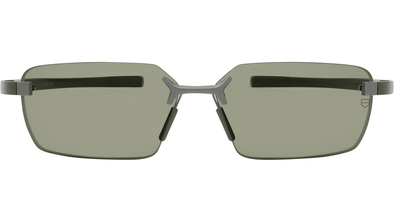 Flex Silver Rectangular Sunglasses