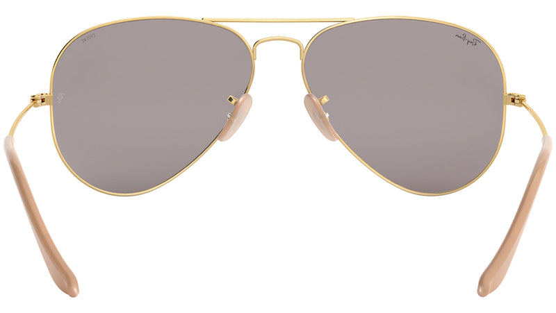 Aviator Washed Evolve RB3025 9064V8 Gold Grey