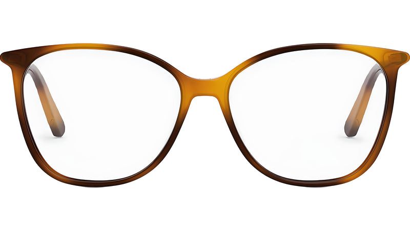 Mini CD O S6I Havana Geometric Eyeglasses