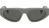 Monochroms Green Geometric Sunglasses
