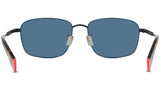 AKA Black Rectangular Sunglasses