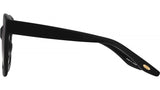 Quannah Black Square Sunglasses