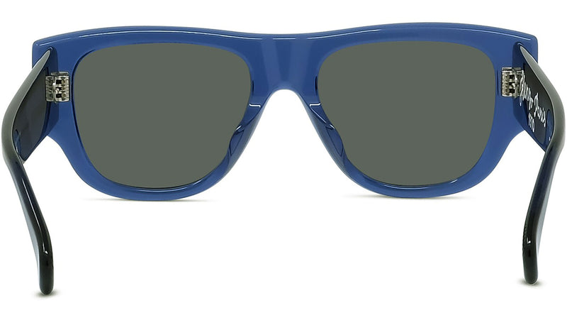 1970 Blue Geometric Sunglasses