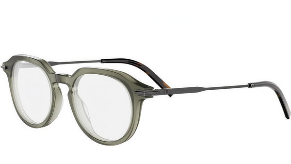 DiorBlackSuitO R10I Havana Round Eyeglasses