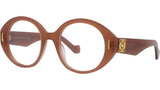 Anagram Brown Round Eyeglasses