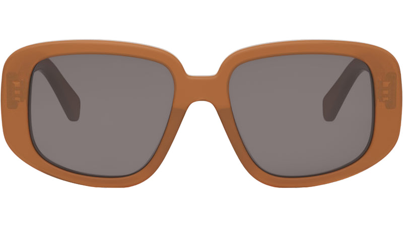 3 Dots Brown Geometric Sunglasses