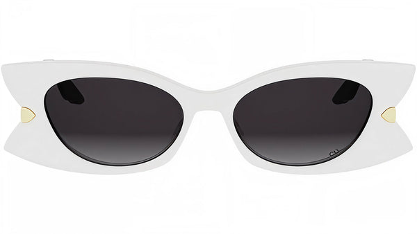 DiorButterfly S2I Shiny White Butterfly Sunglasses