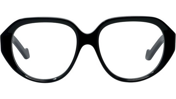 Anagram Black Geometric Eyeglasses