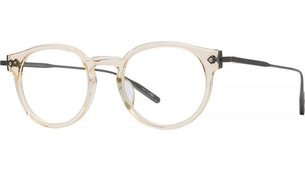 Eugene Brown Round Eyeglasses