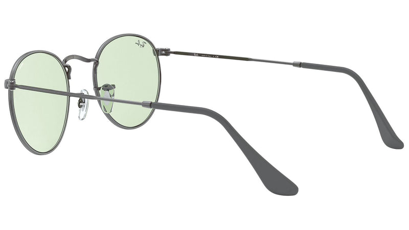 Round Solid Evolve RB3447 gunmetal green