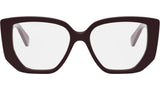 Triomphe Brown Geometric Eyeglasses