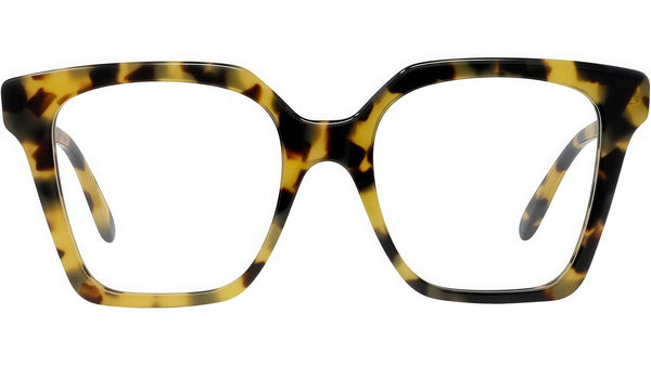 Slim Tortoise Square Eyeglasses