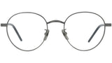 Titanium Ruthenium Geometric Eyeglasses