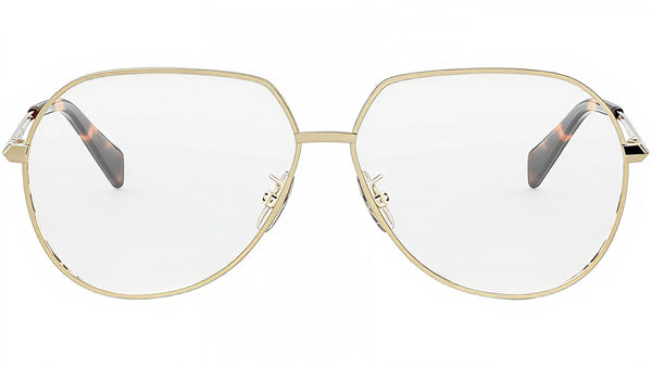 CELINE Metal Gold Pilot Eyeglasses