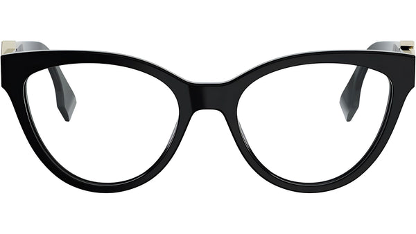 FF Diamonds Black Cat Eye Eyeglasses