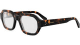 CELINE 3 Dots Tortoise Geometric Eyeglasses