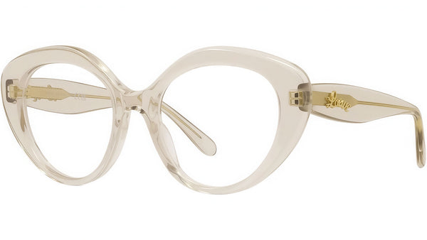 Curvy Brown Cat Eye Eyeglasses