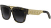 Diorésille 1I Shiny Black Squared Sunglasses