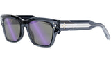 CD Diamond S2I Blue Geometric Sunglasses