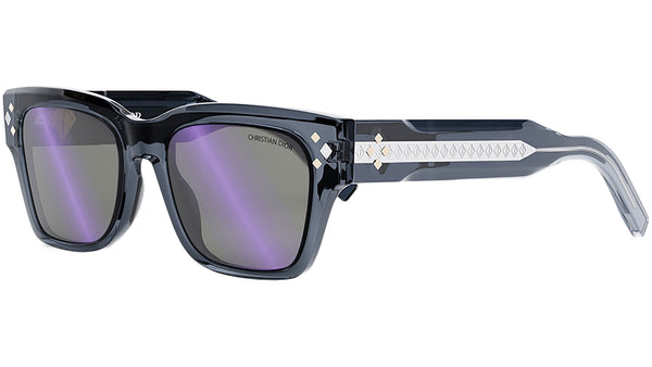 CD Diamond S2I Blue Geometric Sunglasses