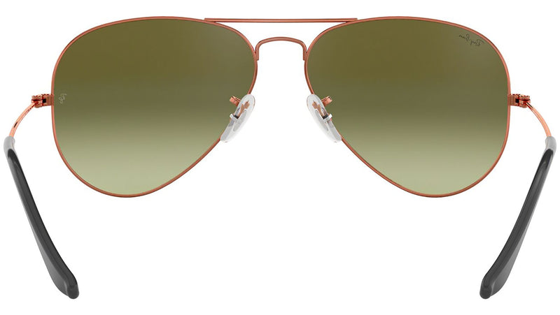 Aviator Gradient RB3025 9002A6 Bronze Green