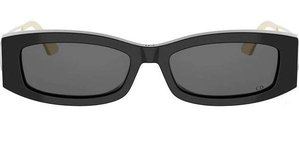 30Montaigne 14I Black Rectangular Sunglasses