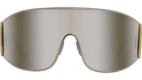 Speed Shield Silver Mask Sunglasses