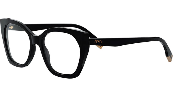 Fendi Way Black Geometric Eyeglasses