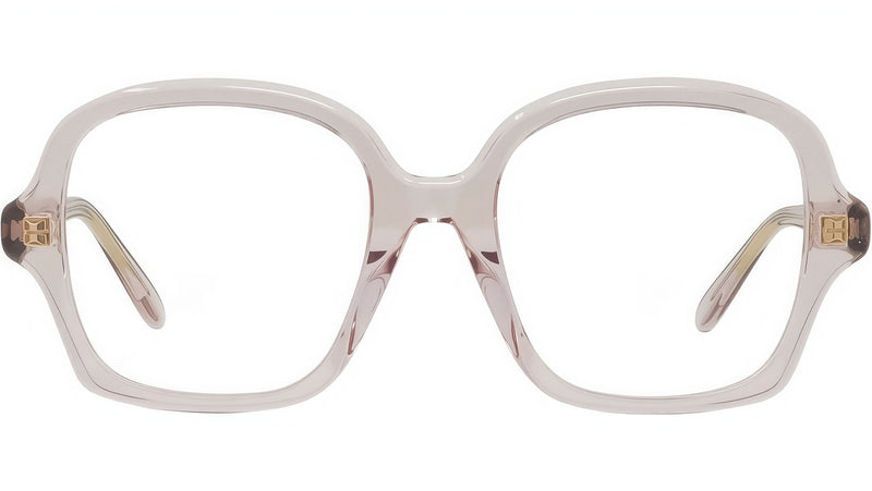 Slim Pink Geometric Sunglasses