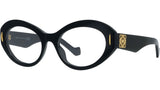 Anagram Black Oval Eyeglasses