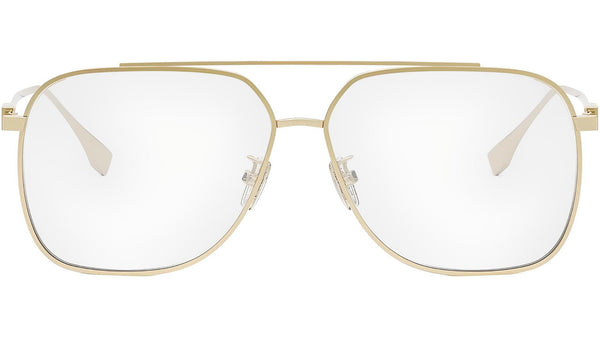 Baguette Yellow Pilot Eyeglasses