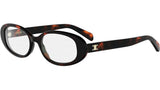 Triomphe Mini Havana Oval Sunglasses