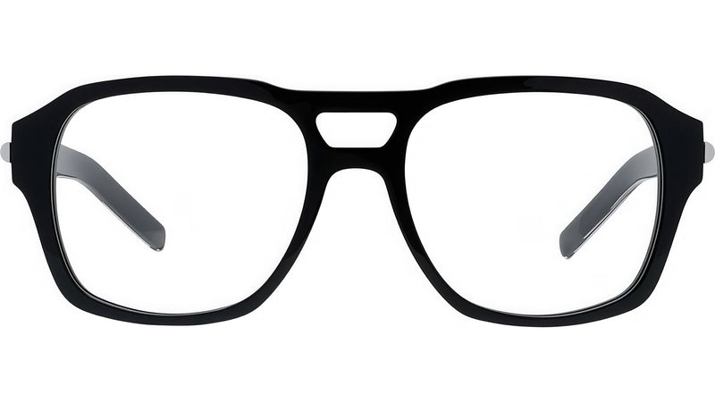 GV One Black Geometric Eyeglasses