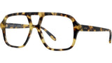 Slim Tortoise Pilot Eyeglasses