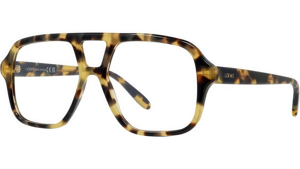 Slim Tortoise Pilot Eyeglasses