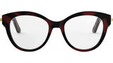 CDiorO B2I Havana Cat Eye Eyeglasses