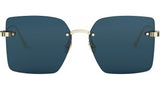CDior S3U Light Gold Squared Sunglasses