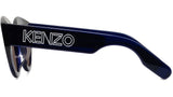Youthful Energy Blue Oval Sunglasses